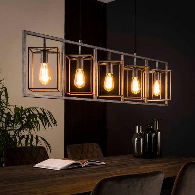 Pendant Lamp 5L Angular