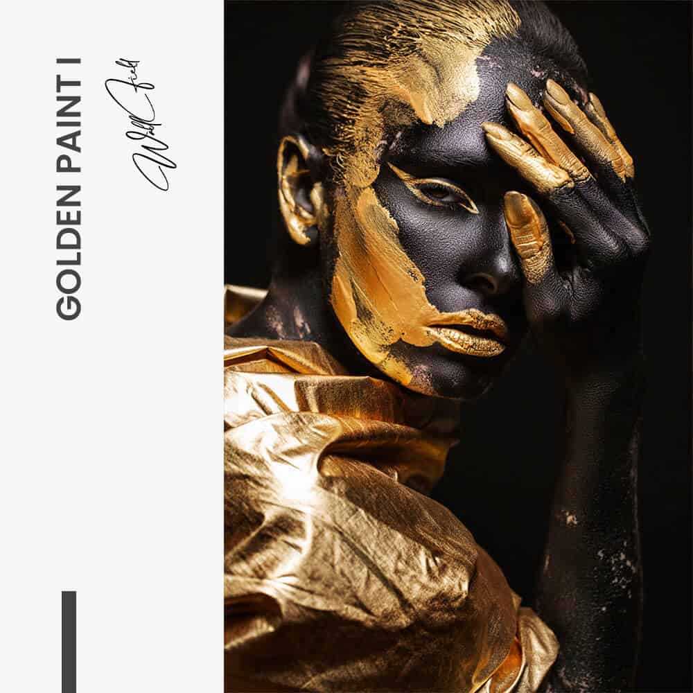 Golden Paint I – Vidrio