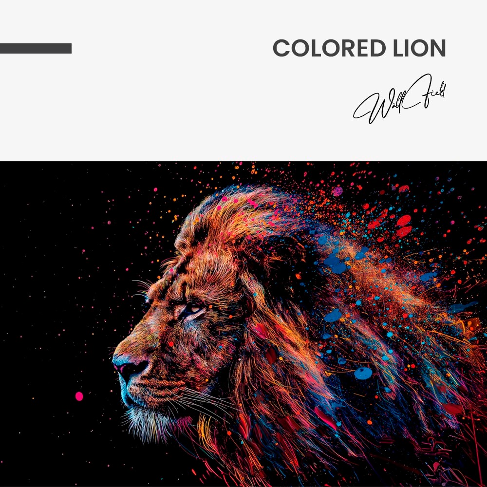 "Colored Lion"