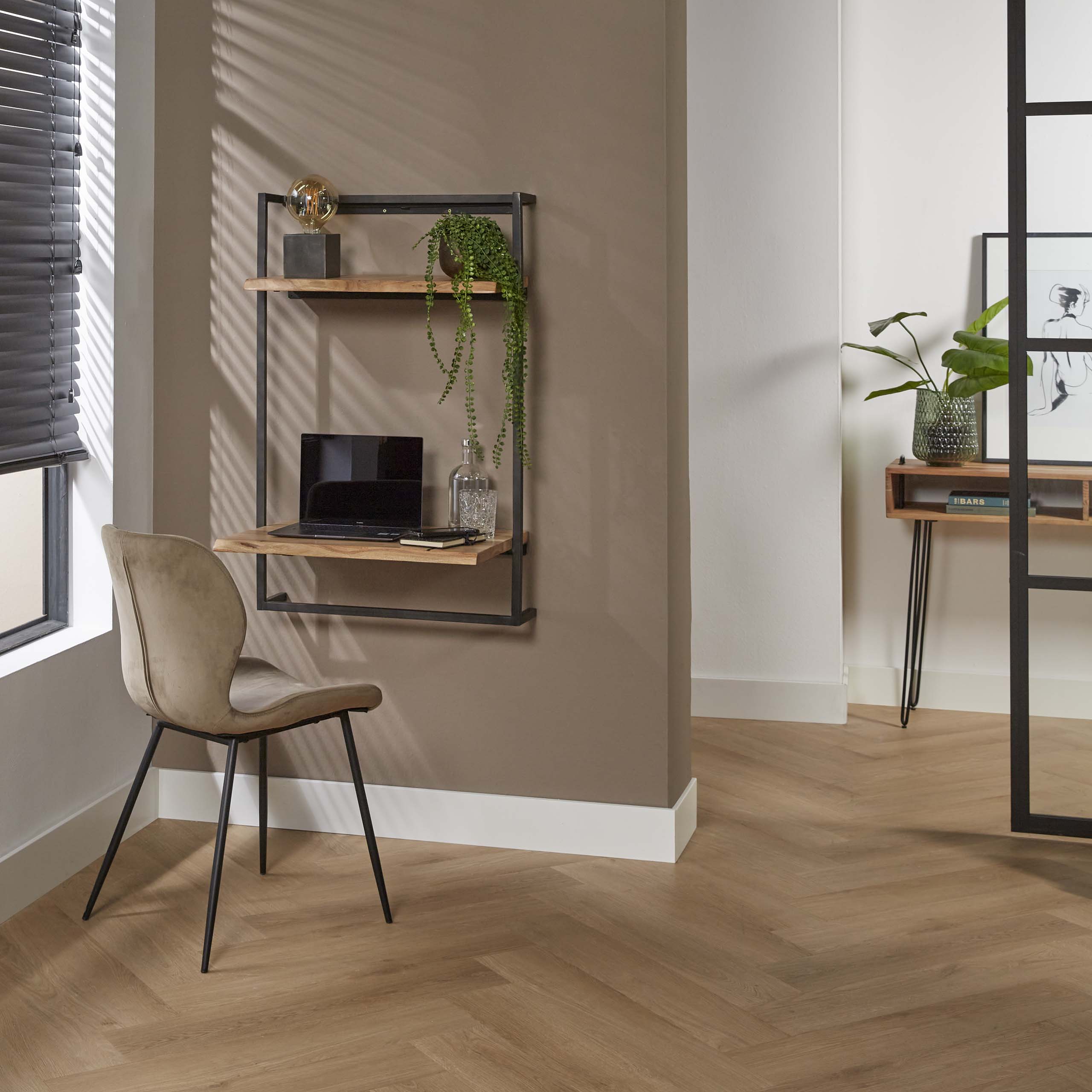 Escritorio air solid / Acacia maciza natural