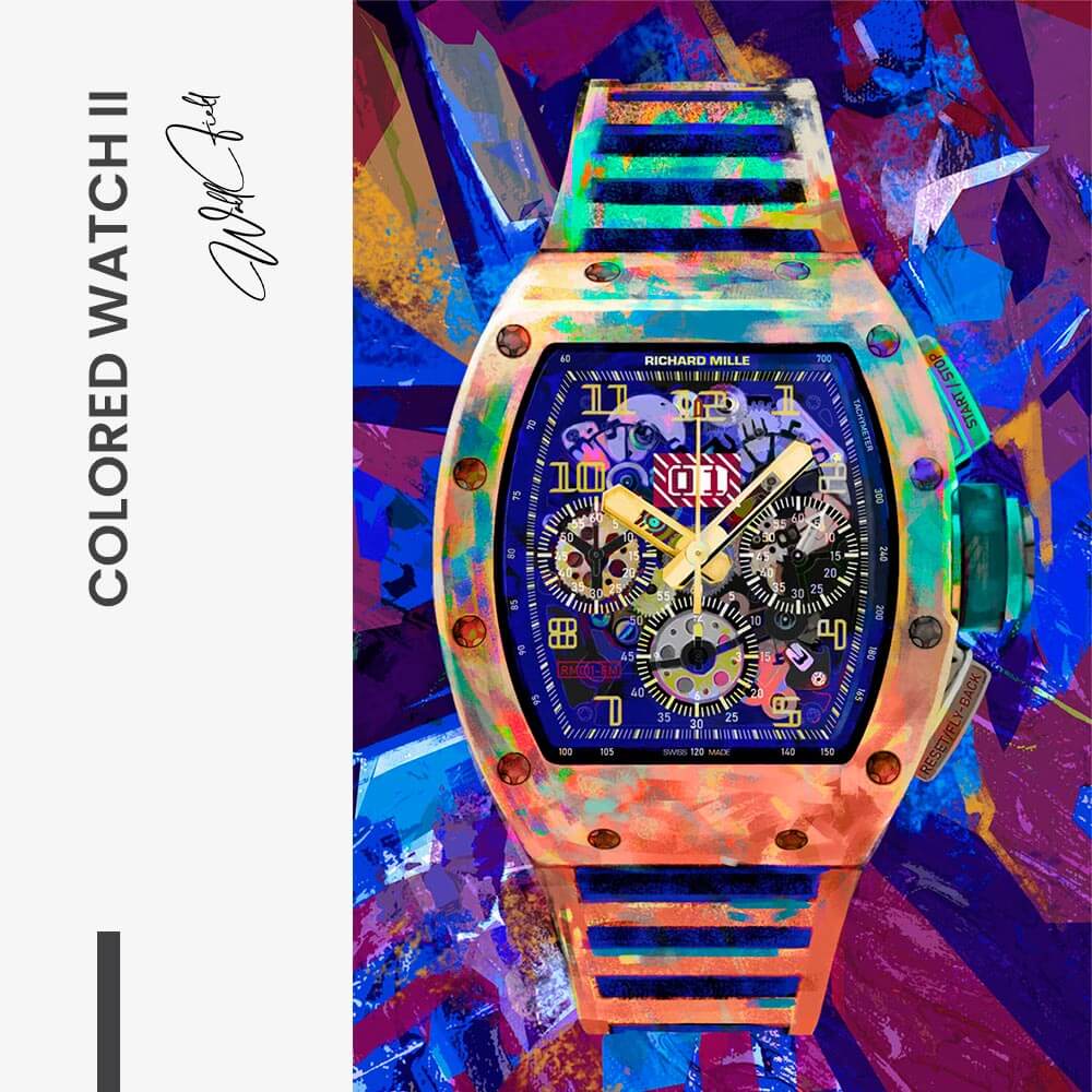 Colored Watch II – Glass