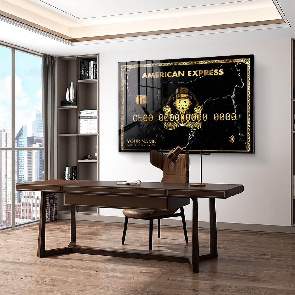 Custom AMEX (Gold) – Glass