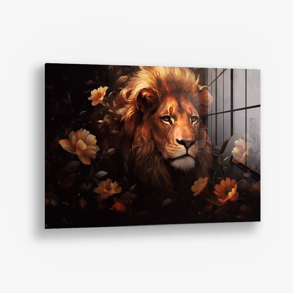 The Painted Lion – Vidrio