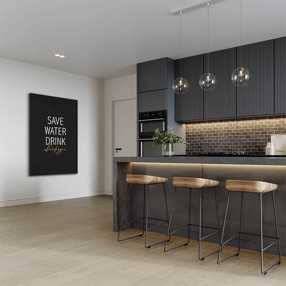 "Save Water Drink Champagne"