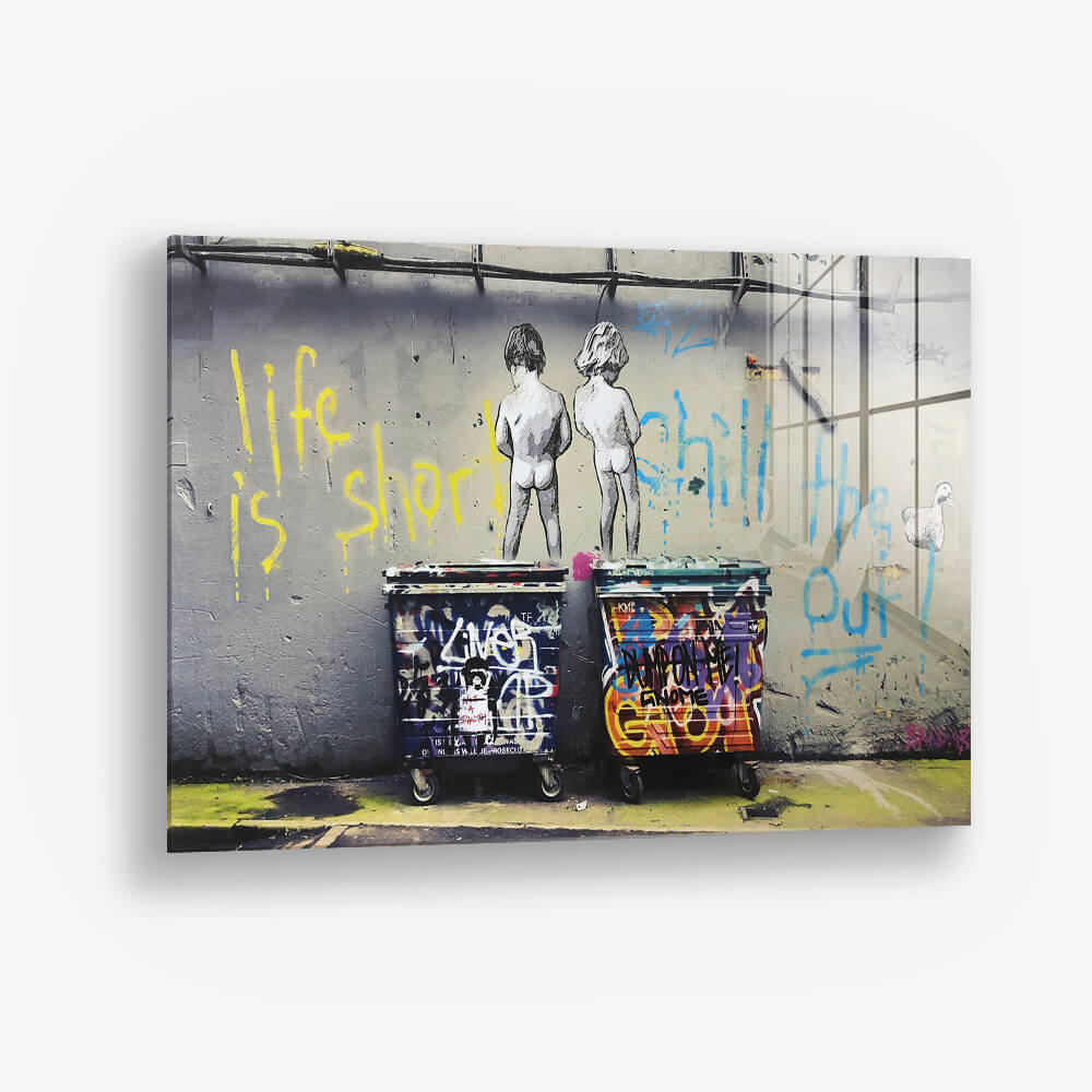 The Peeing Painters - Glass