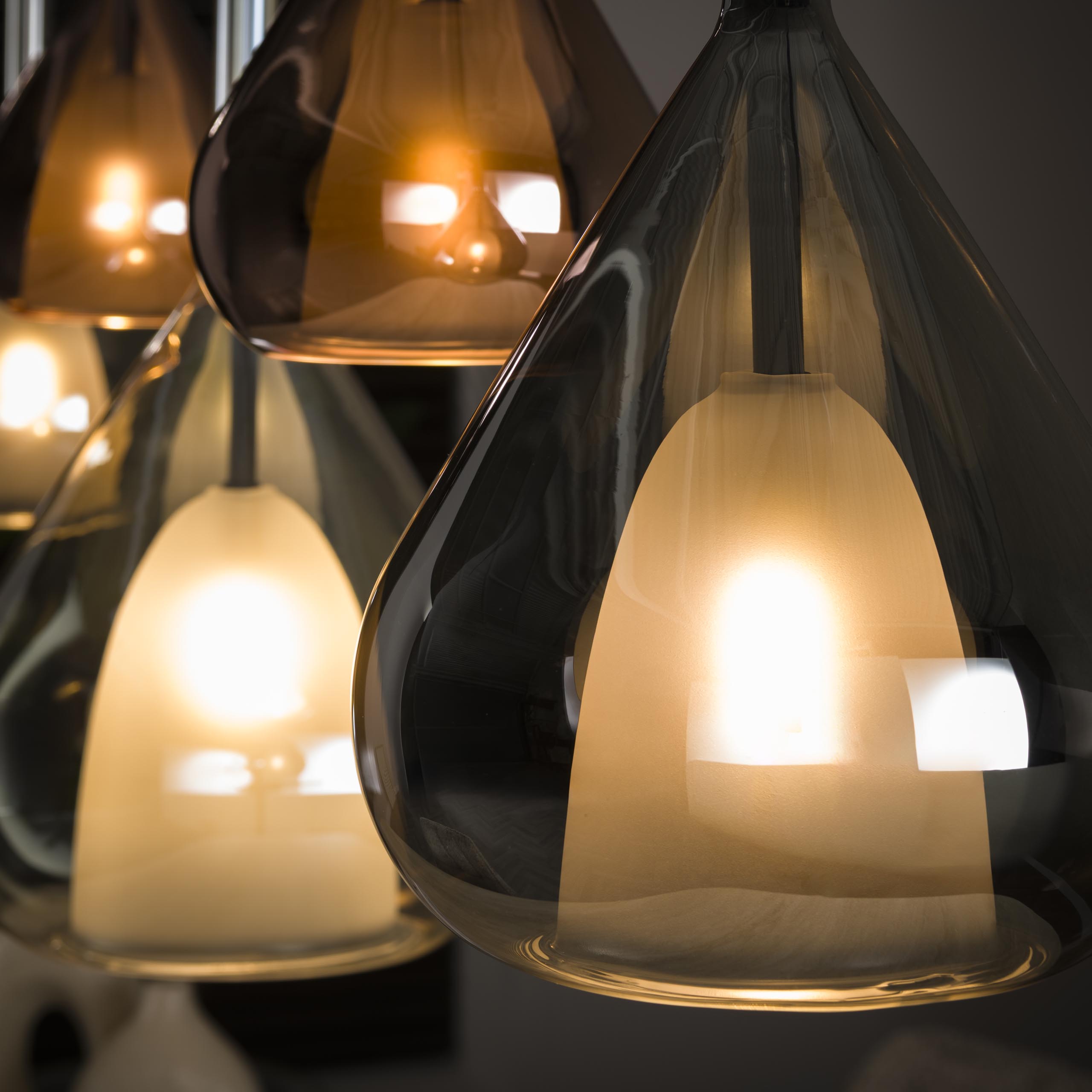 Lámpara colgante Wings 5 ​​luces - Negro