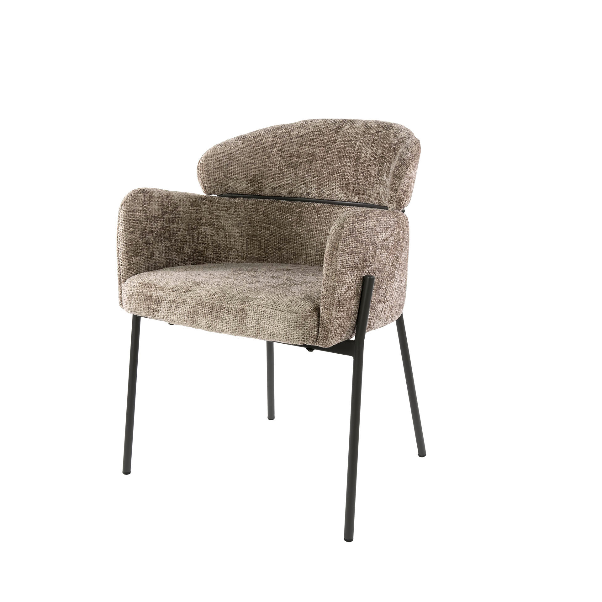 Sillón Curva - empaquetado por 2 - Hoven champagne