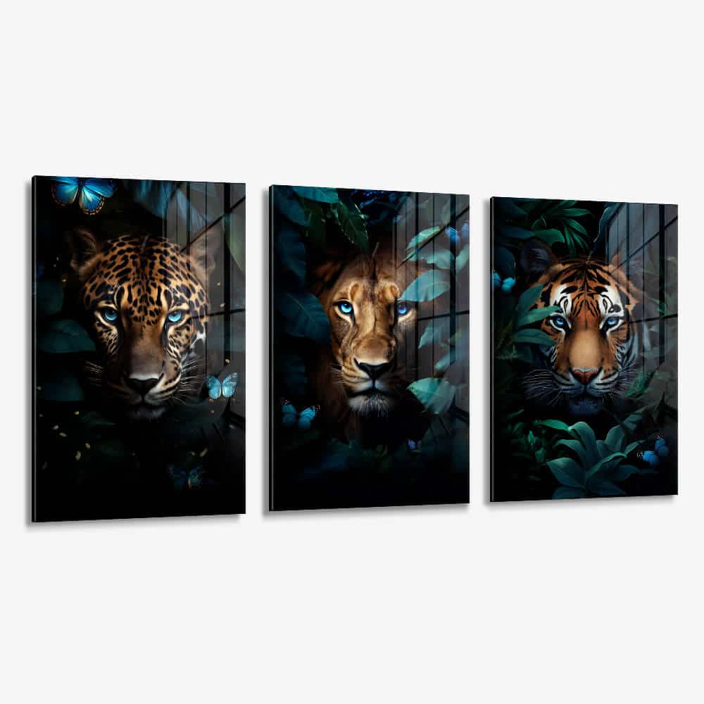 Bundle: "Jungle Animals" (3x) – Vidrio