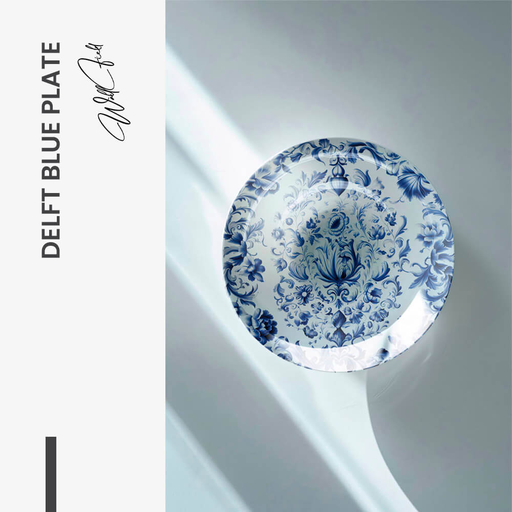 Delft Blue Plate – Vidrio