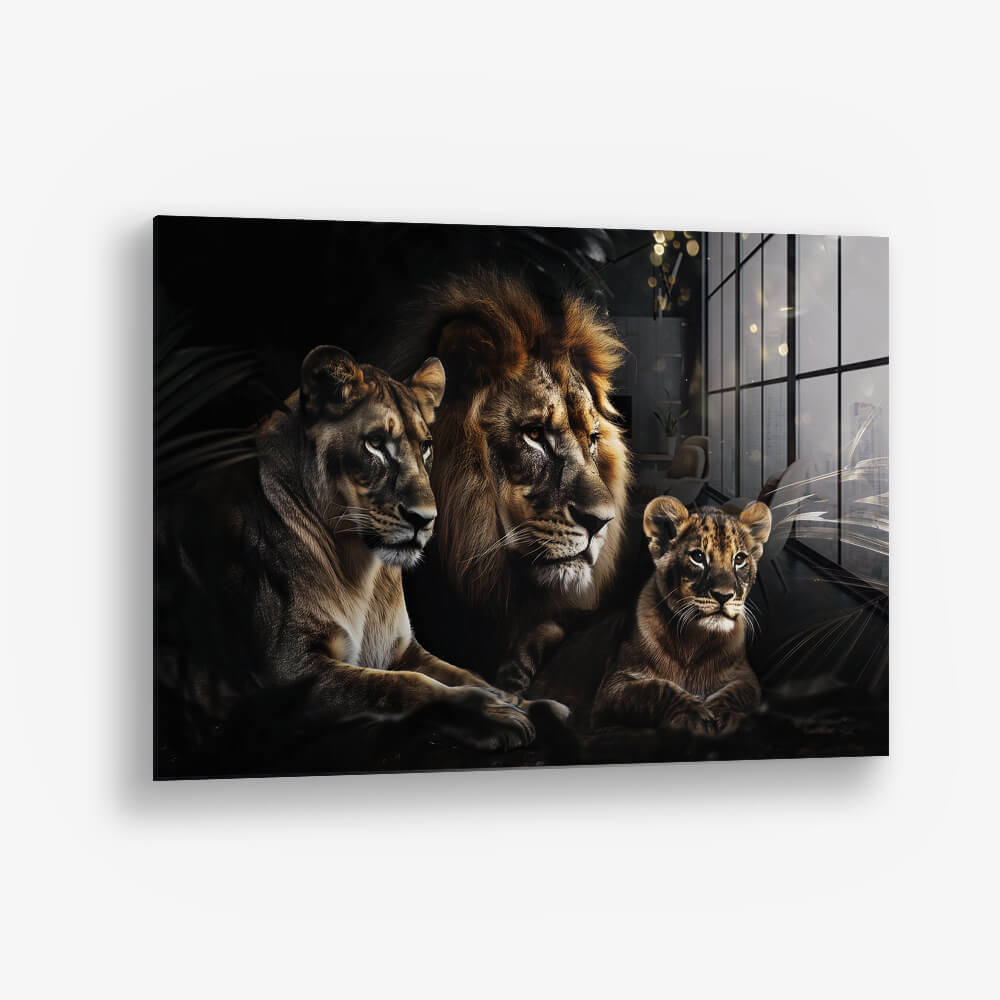 The Lion Family – Vidrio