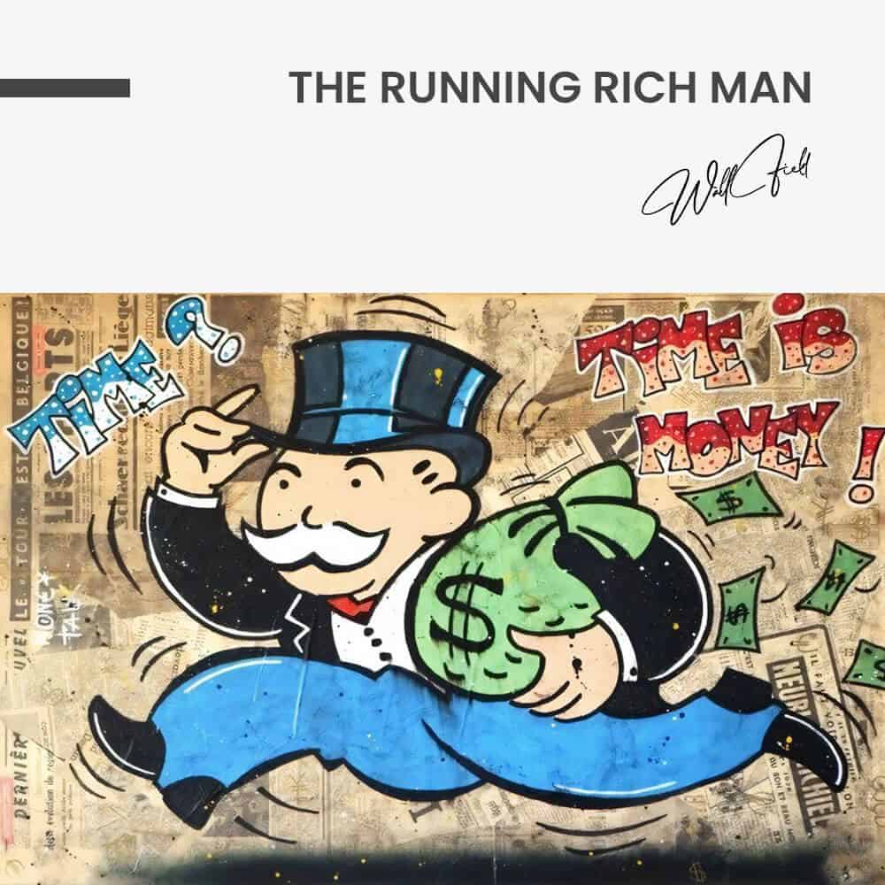 The Running Rich Man - Vidrio