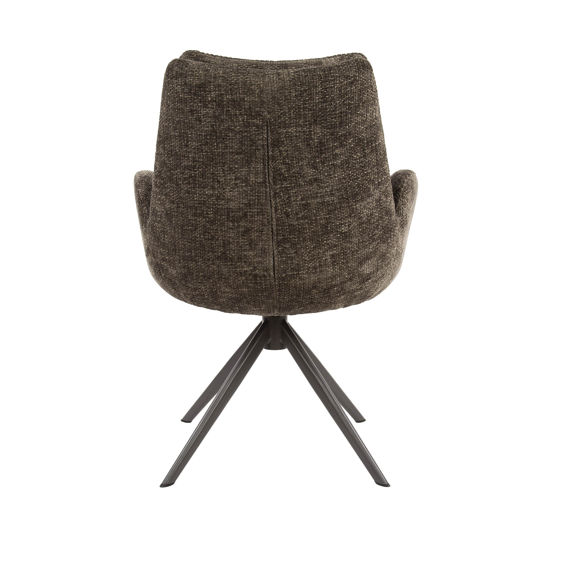 Sillón Lounge giratorio - juego de 2 - Hoven taupe