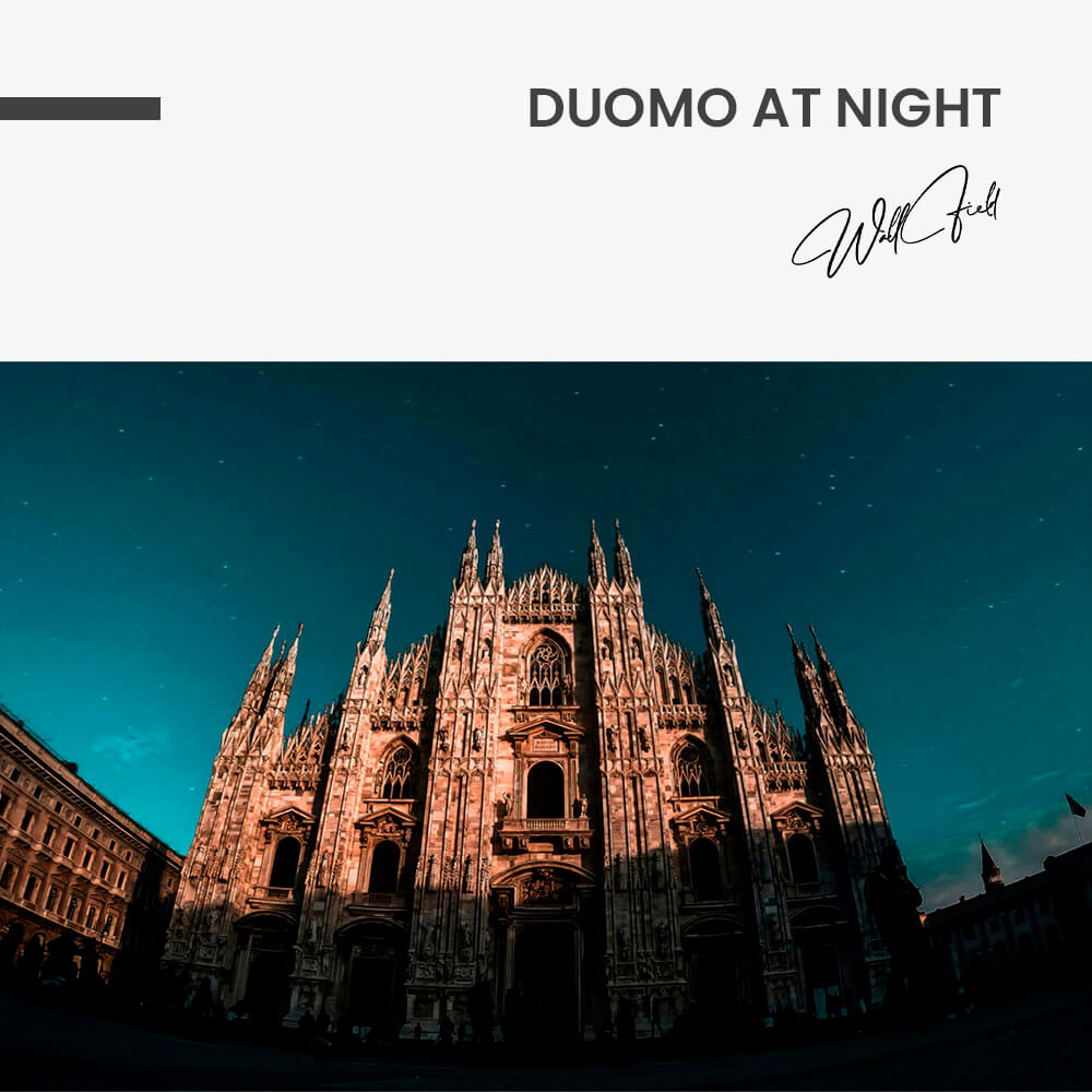 Duomo at Night – Vidrio