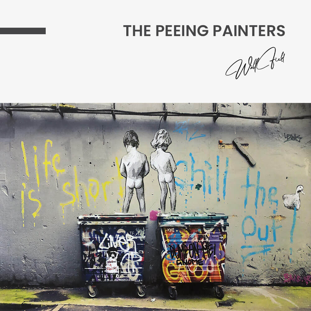The Peeing Painters - Glass