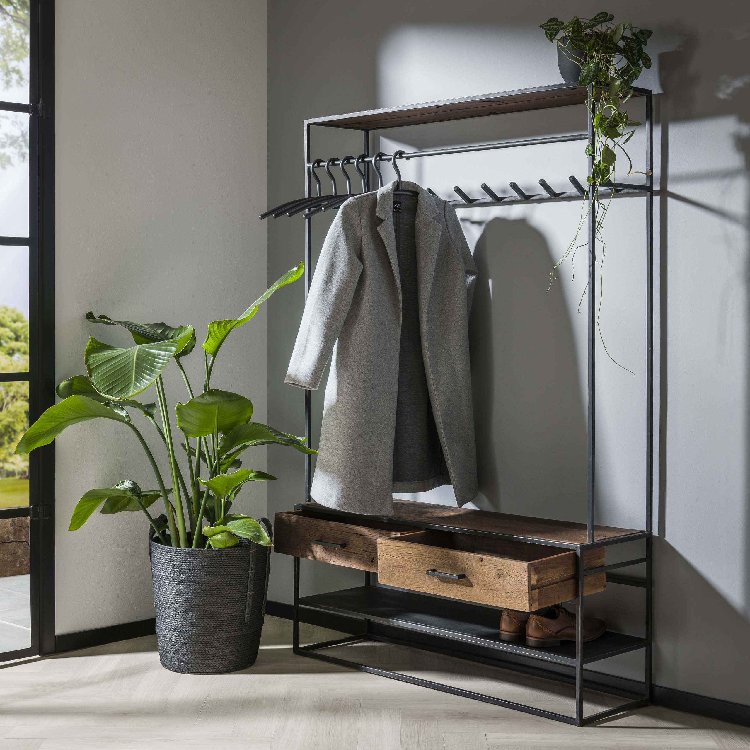Mueble armario 2L blend / Madera dura robusta