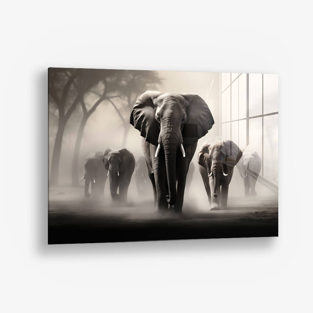 Elephant Family II – Glass