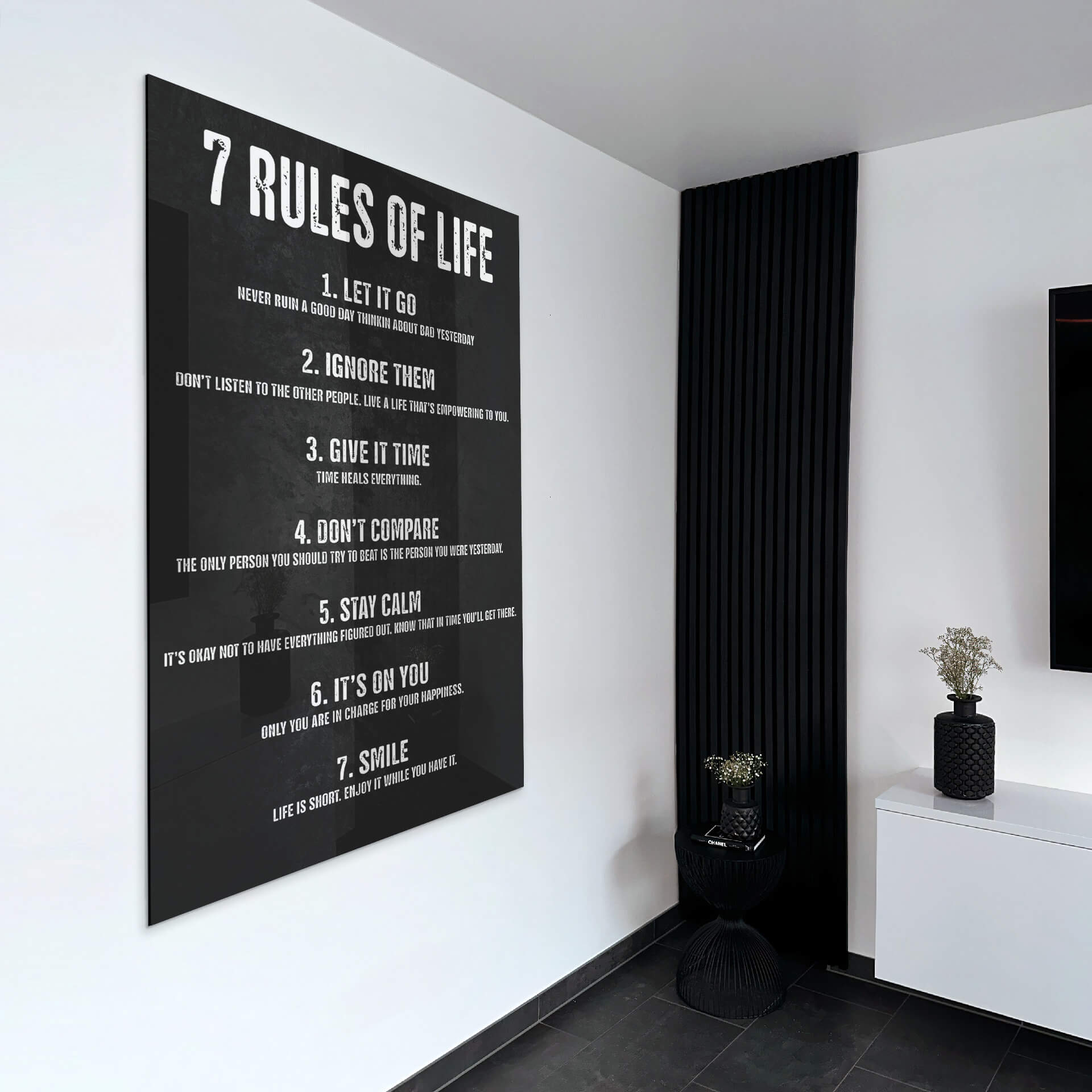 7 Rules of Life - Vidrio