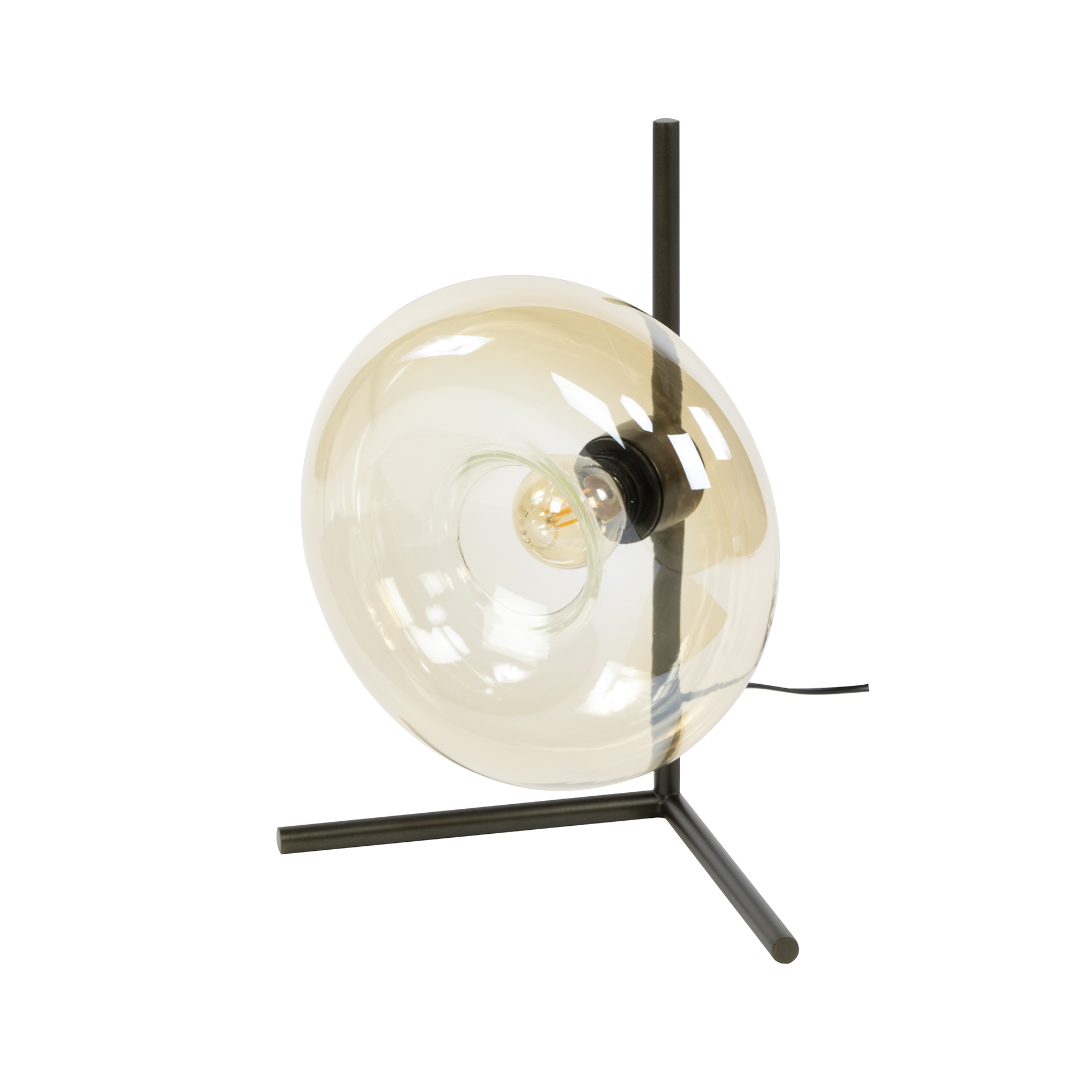 Lámpara de mesa Soll 1 luz - Vidrio ámbar