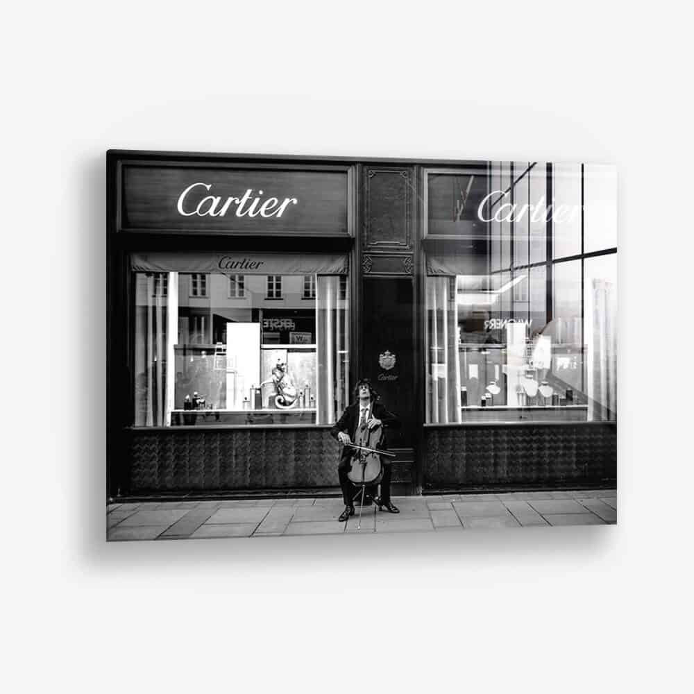 Cello Player - Vidrio