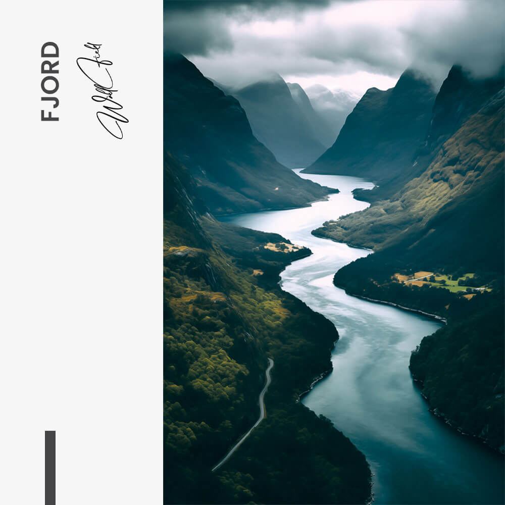 Fjord I – Vidrio