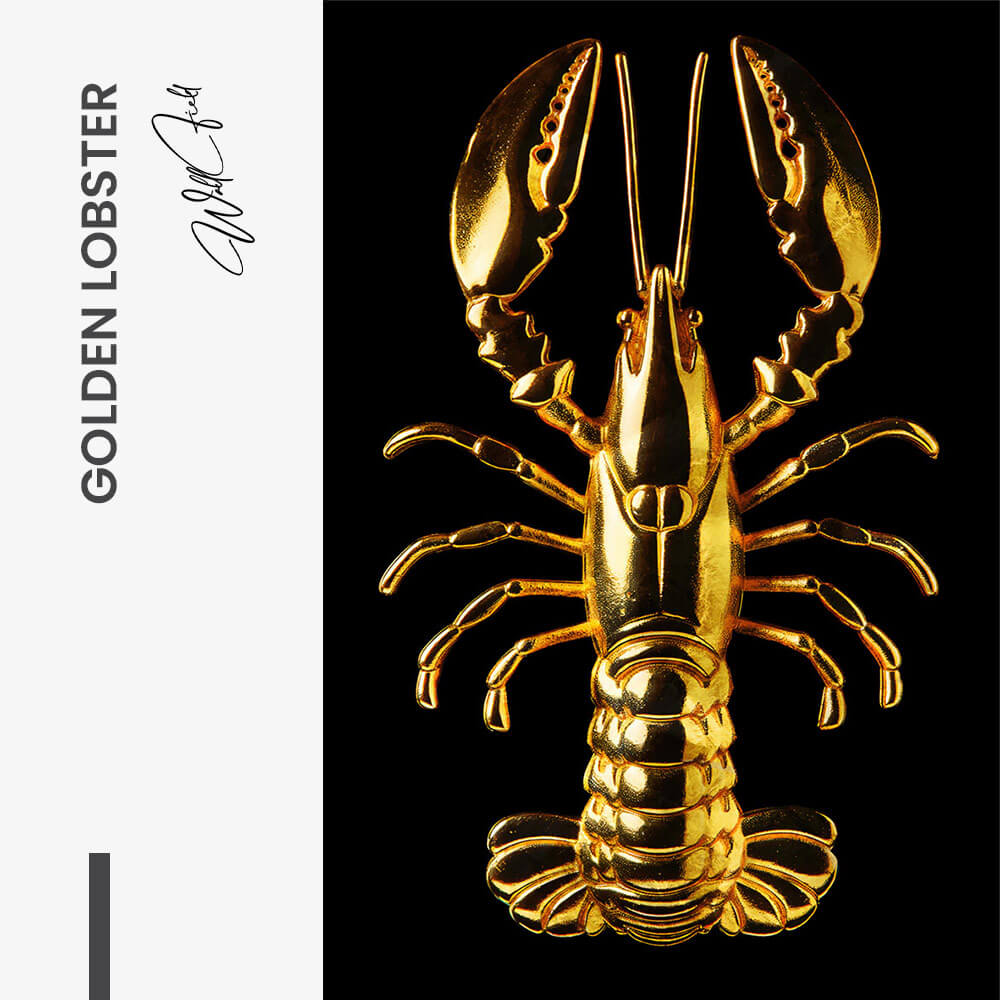 Golden Lobster – Vidrio