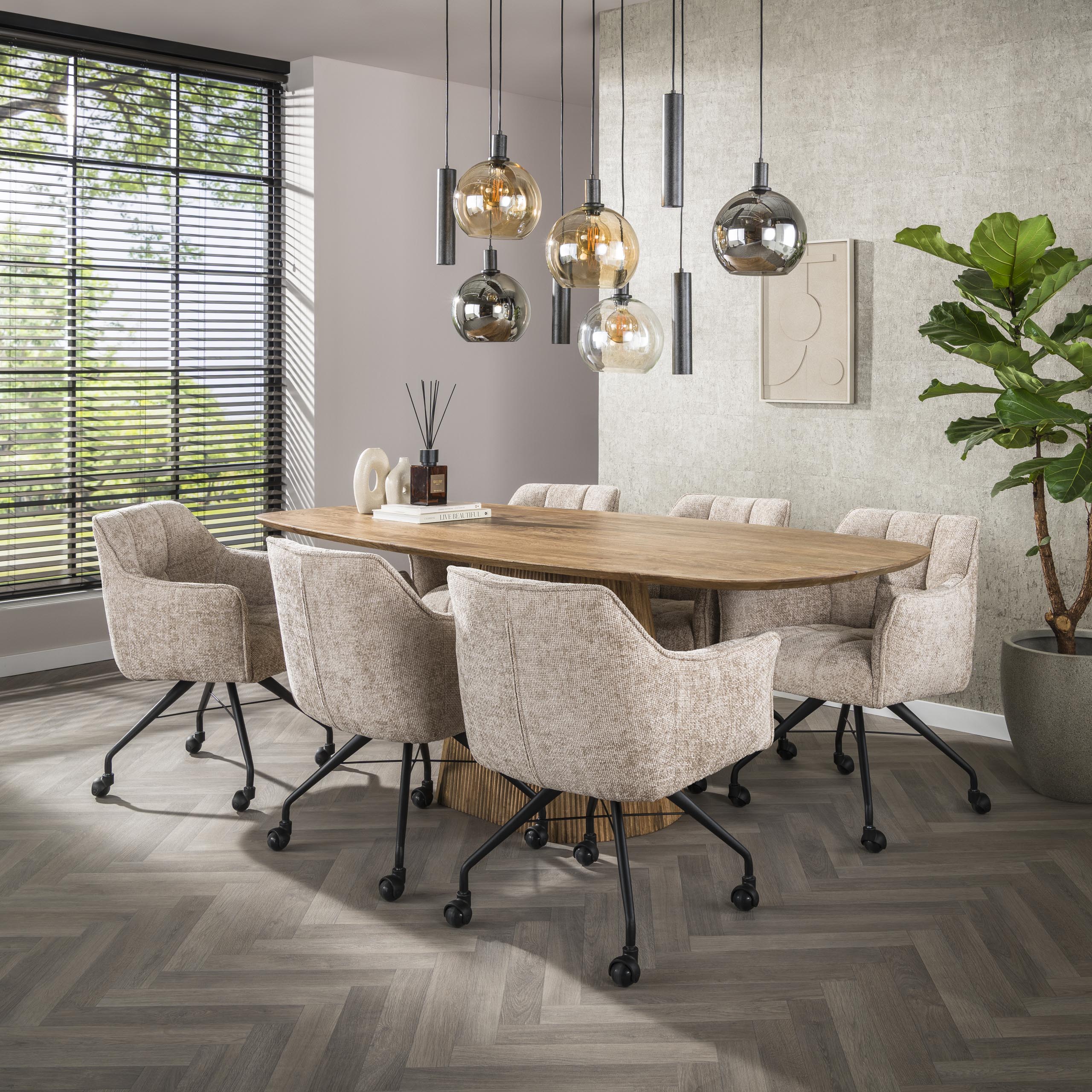Sillón Ruedas raster - por 2 - Arena Hoven