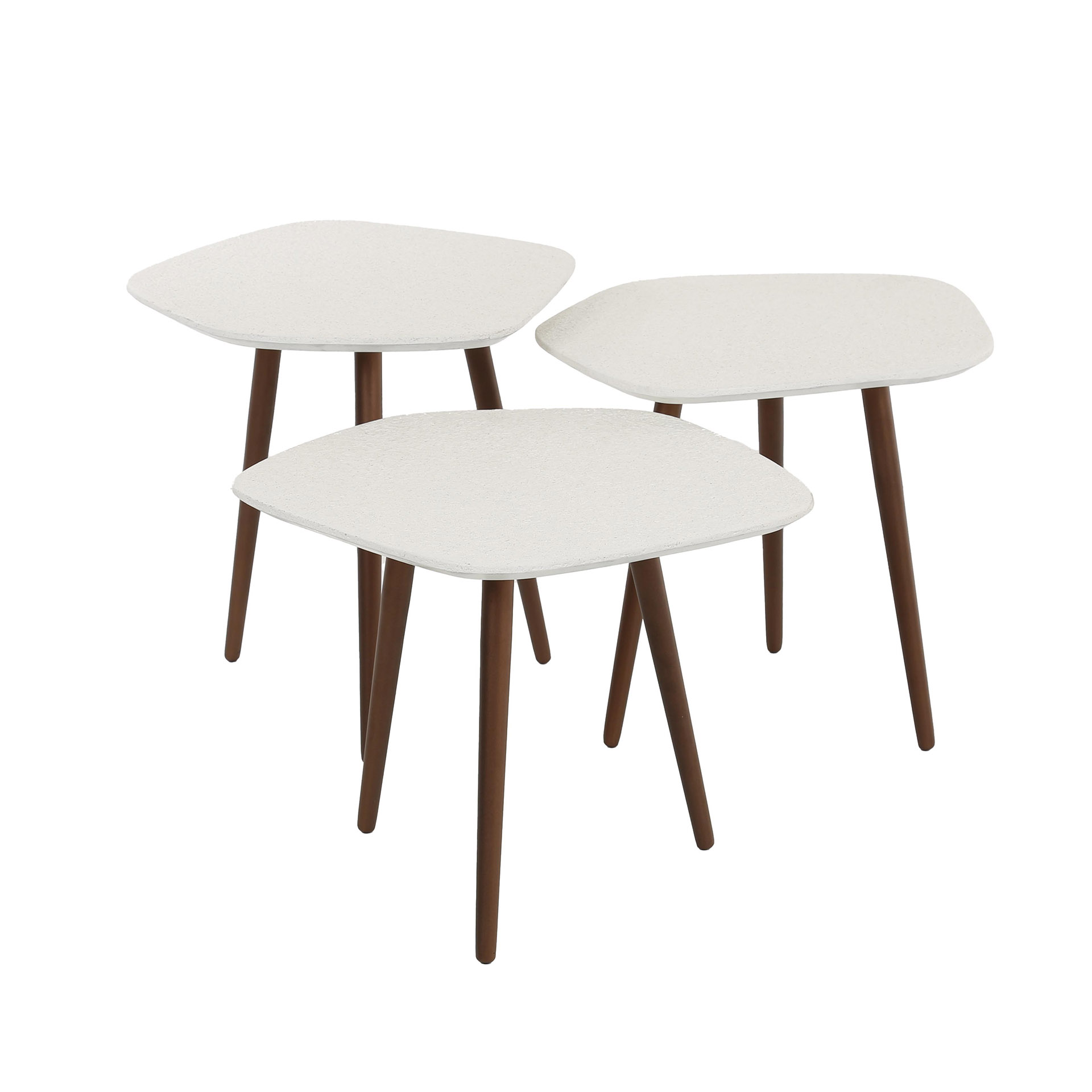 Juego de mesa de centro/piedra de 3 puntos