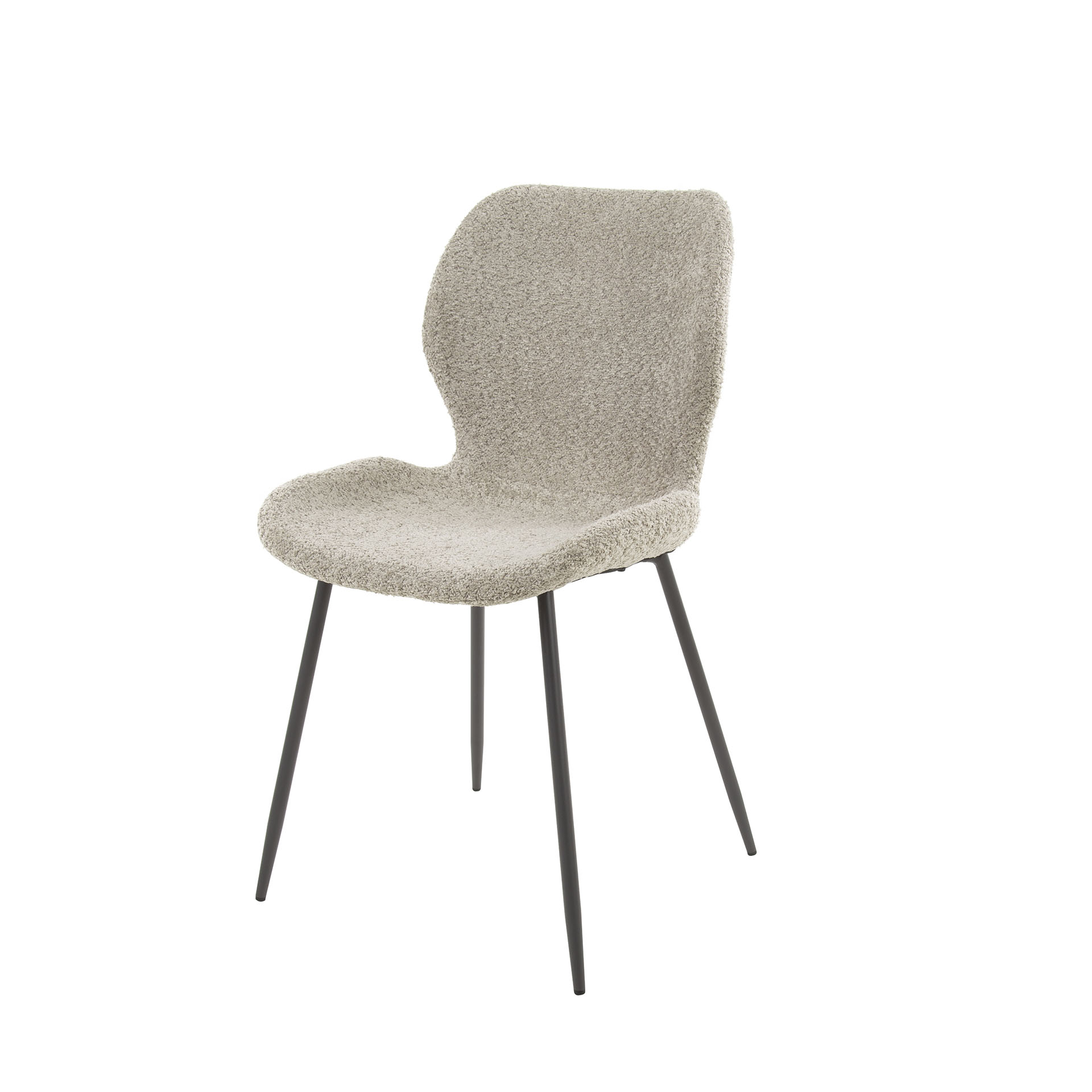 Silla tubo redondo. VPE4 / Boucle color arena