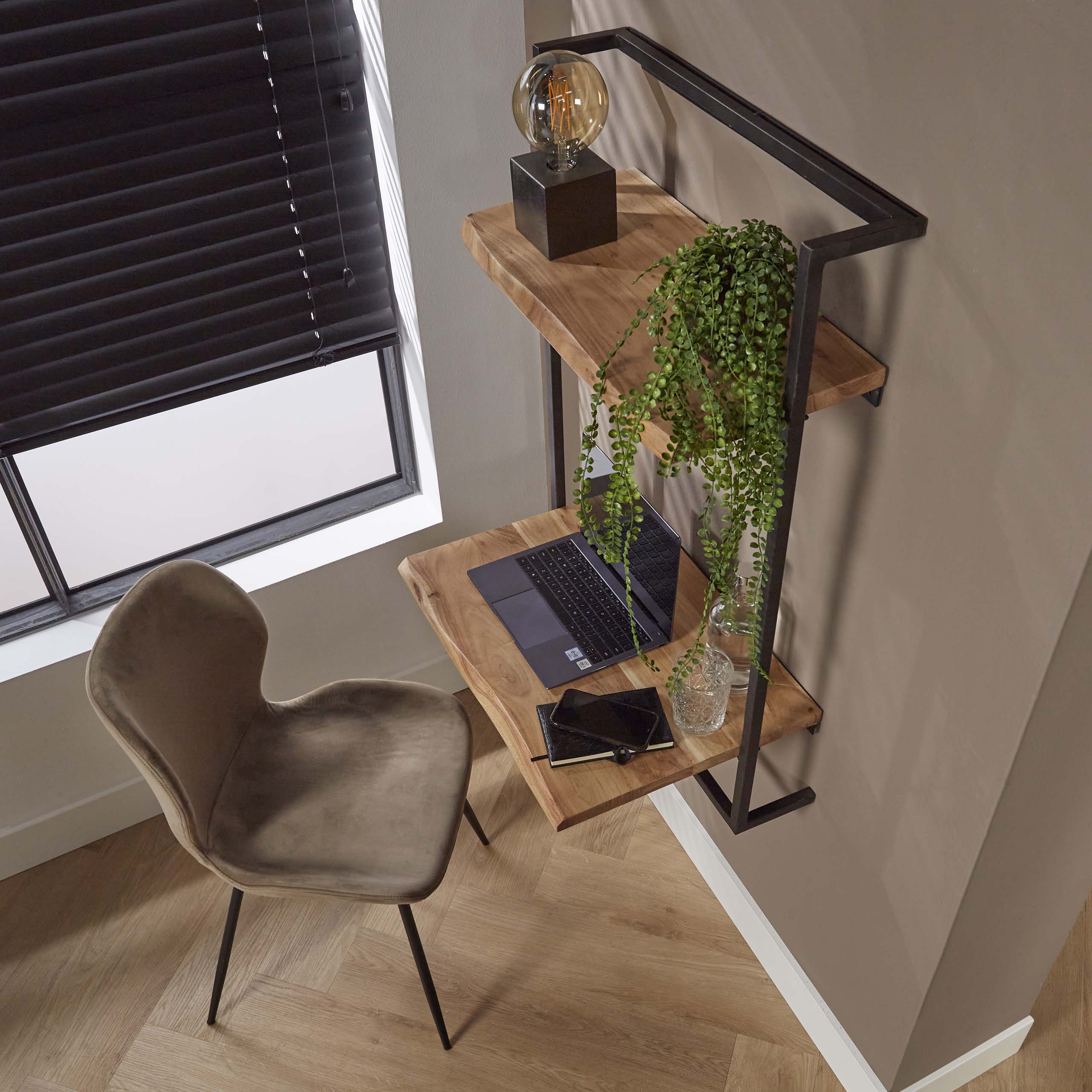 Escritorio air solid / Acacia maciza natural