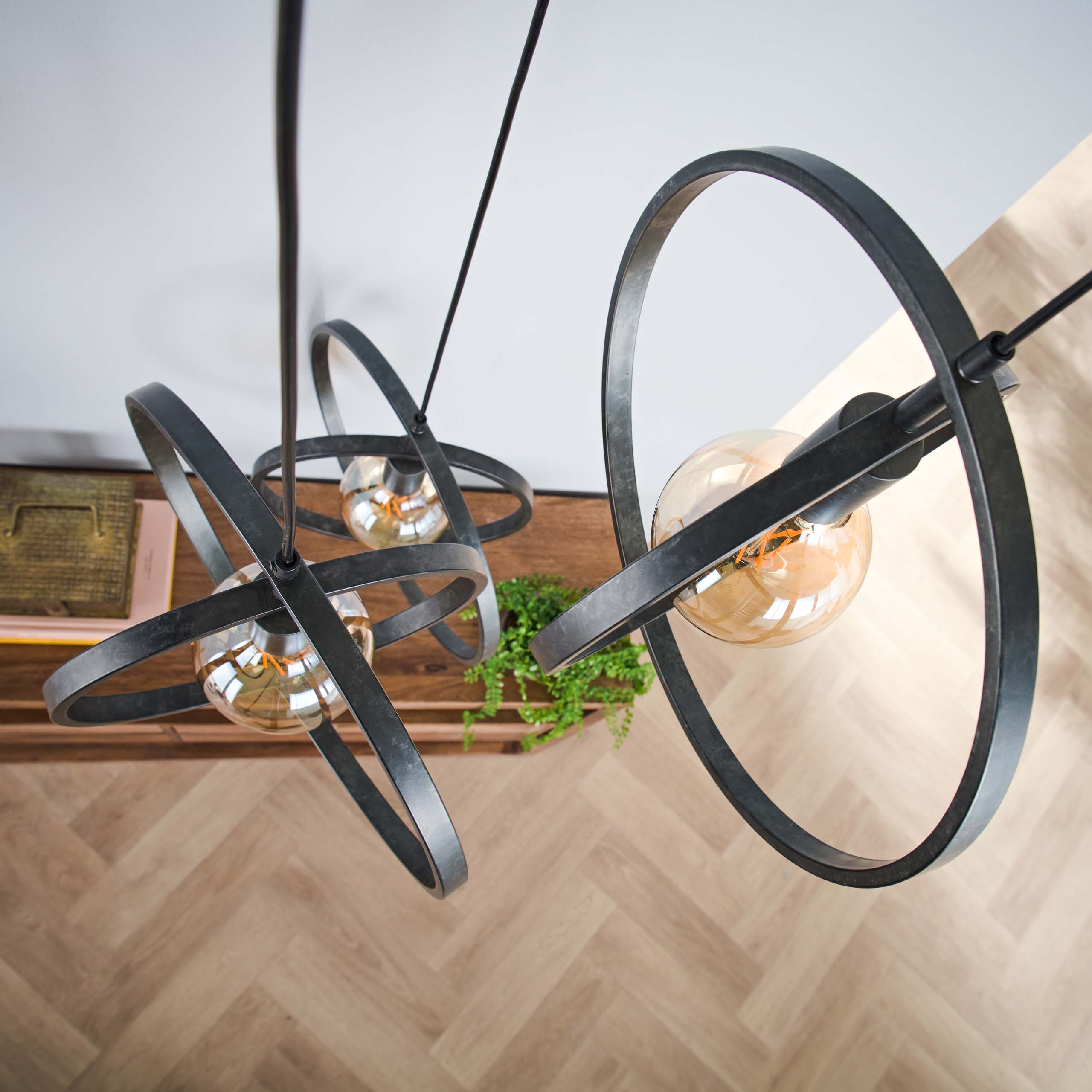 Lámpara colgante 3L Endless escalonada