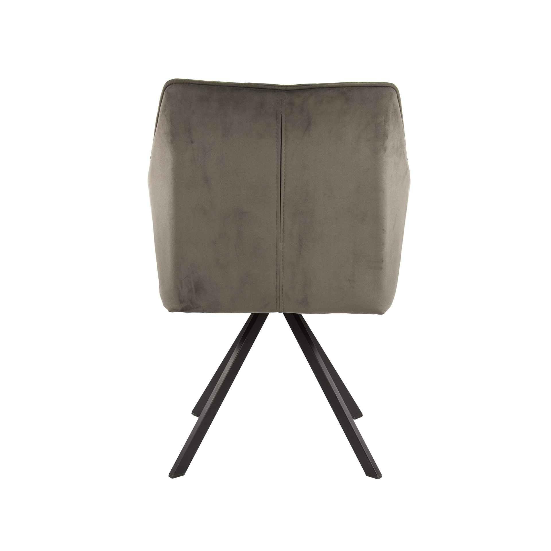 Sillón de rejilla giratorio. VPE2 / Terciopelo antracita