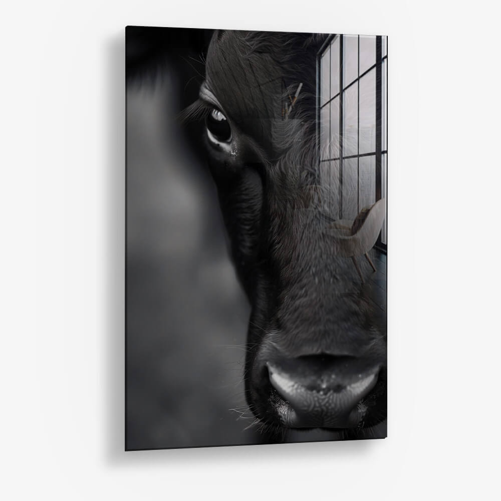 Cow Close-Up – Vidrio