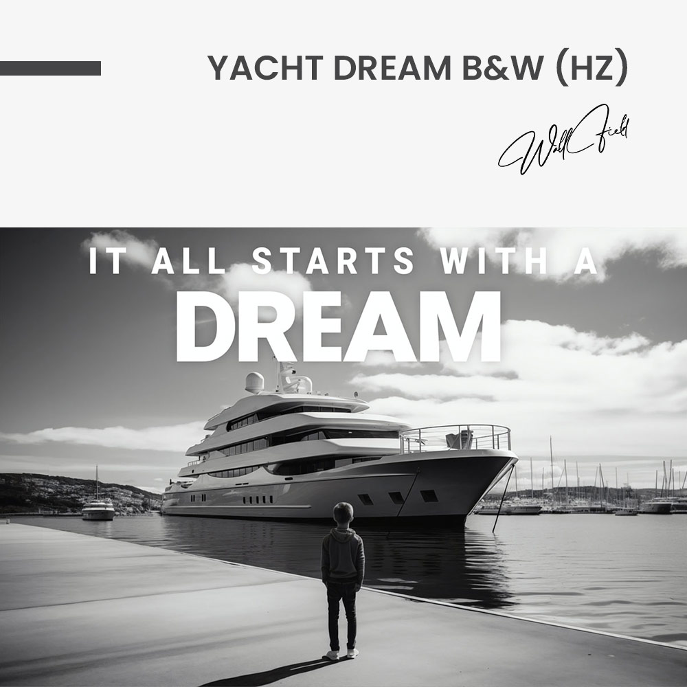 Yacht Dream B&W (HZ) – Vidrio