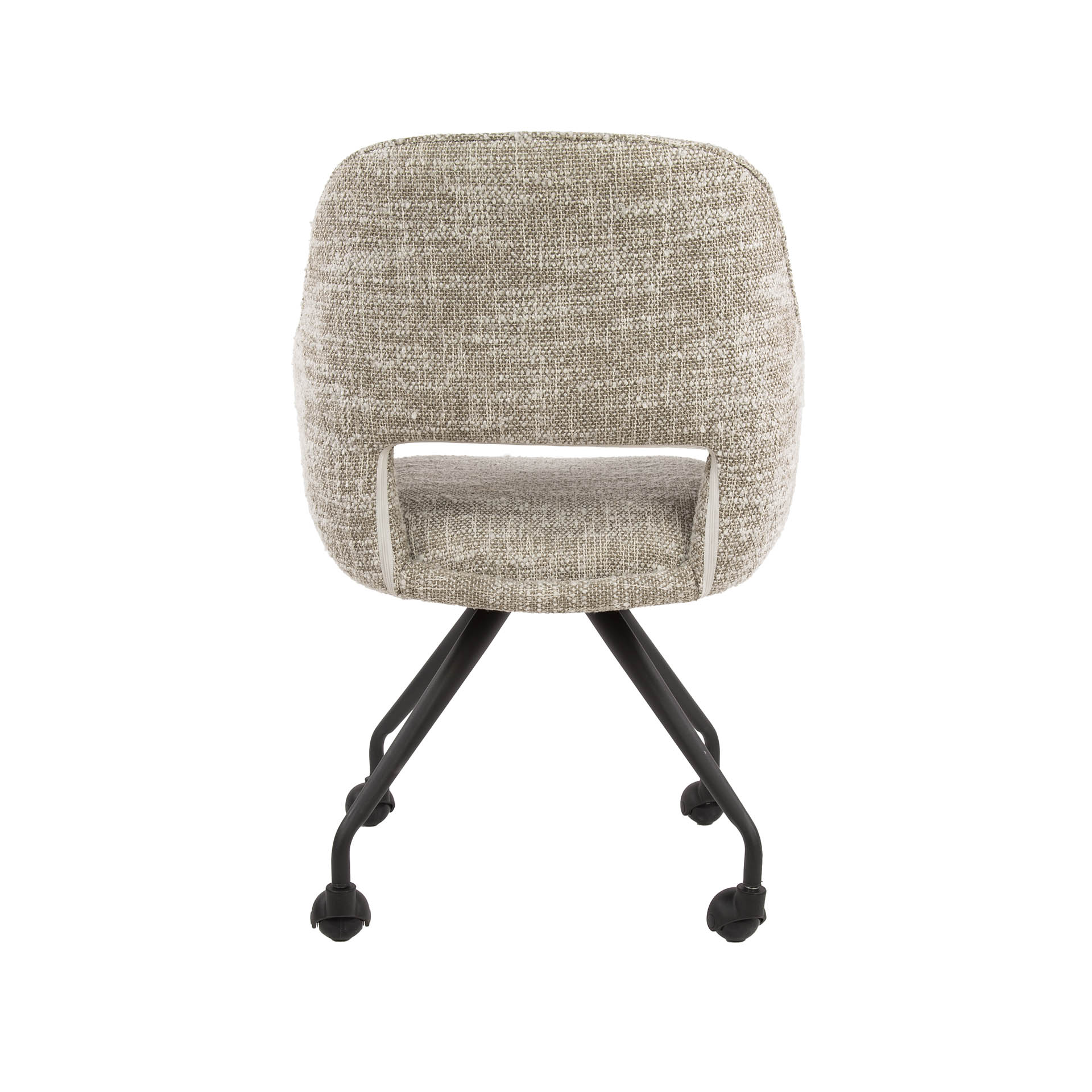 Sillón con ruedas de muelles VPE2 / Eagle blanco roto