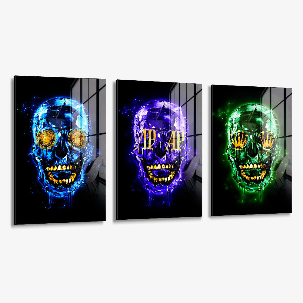 Bundel: Skull x Limited Edition (3x) – Vidrio