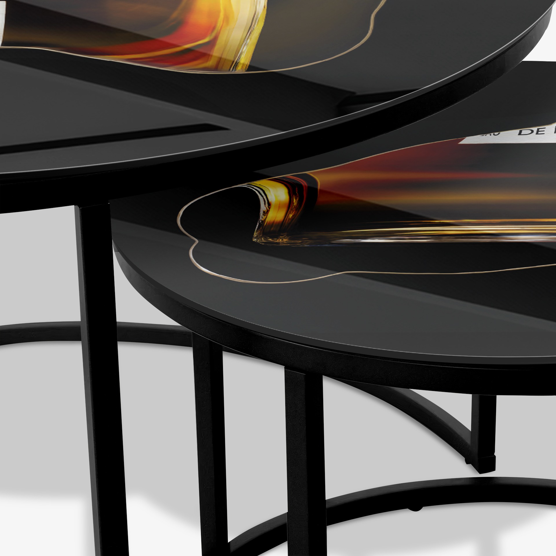 Coffee table Black - N5 Droplet