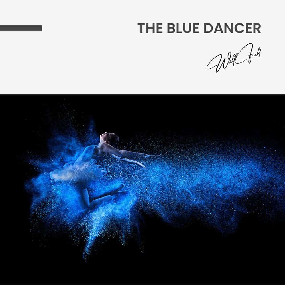The Blue Dancer – Vidrio