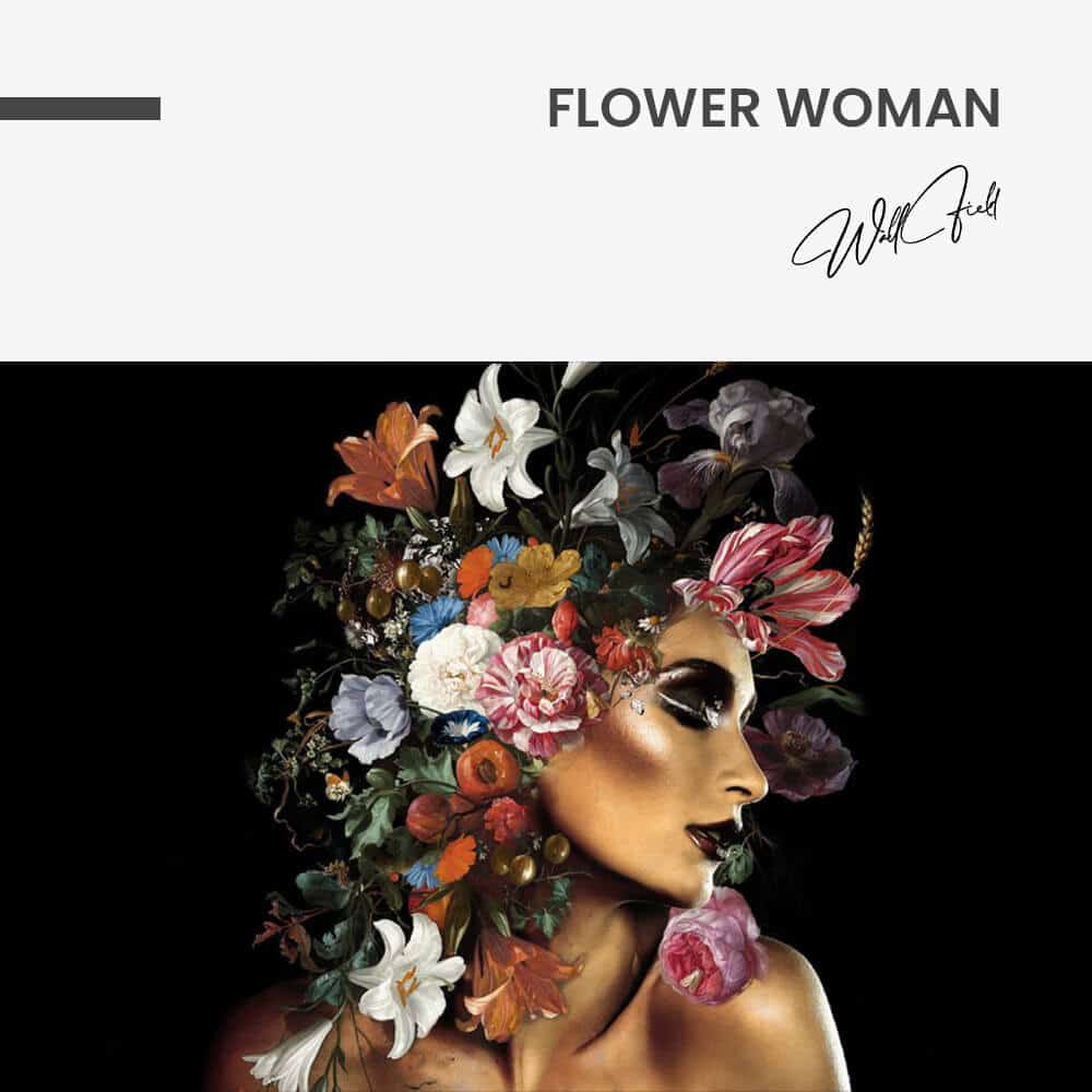 Flower Woman - Vidrio