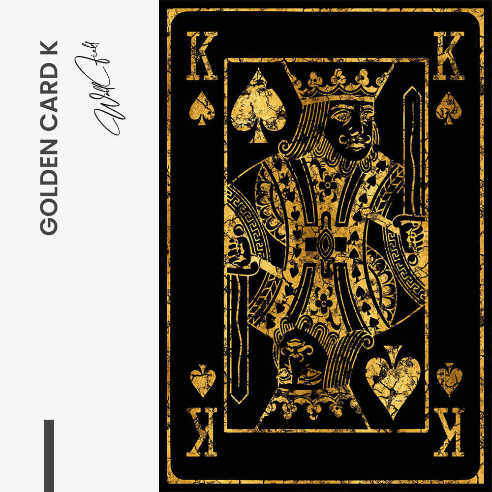 Golden Card K – Vidrio