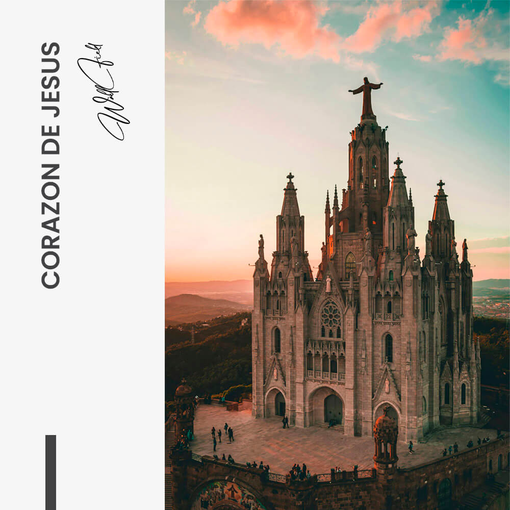 Corazon de Jesus – Vidrio