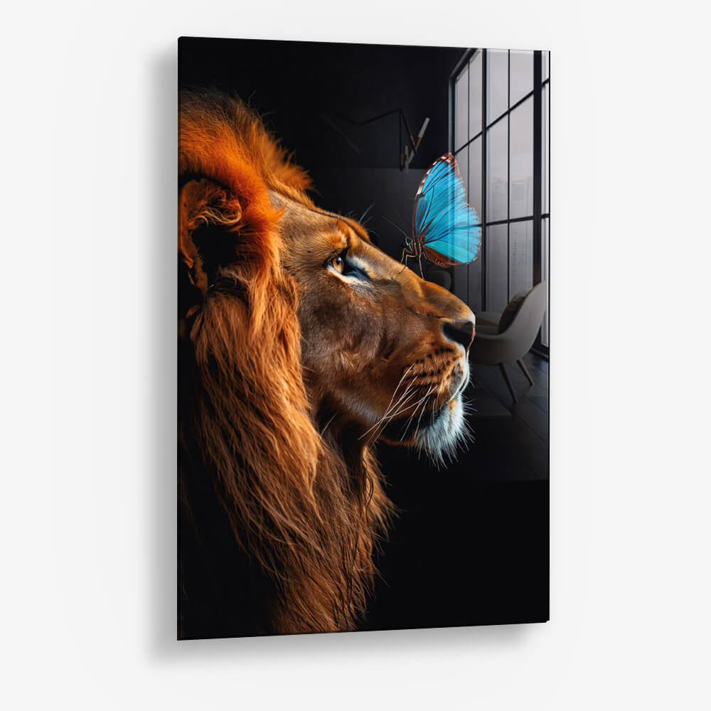 Butterfly Lion – Vidrio