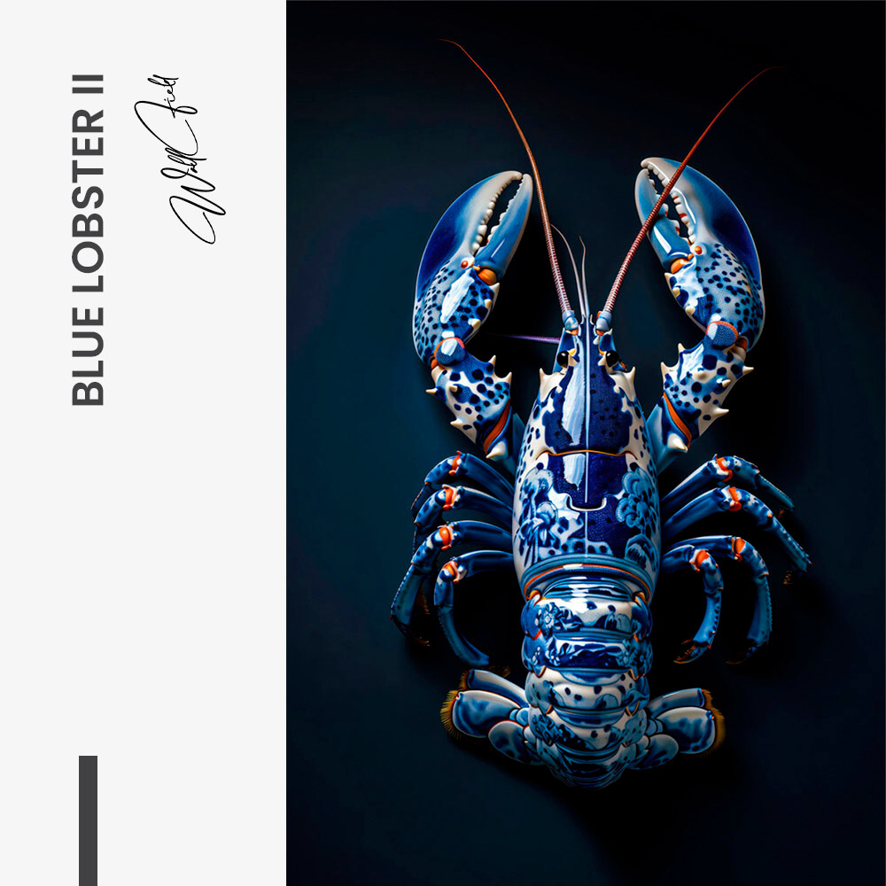 Blue Lobster II – Vidrio
