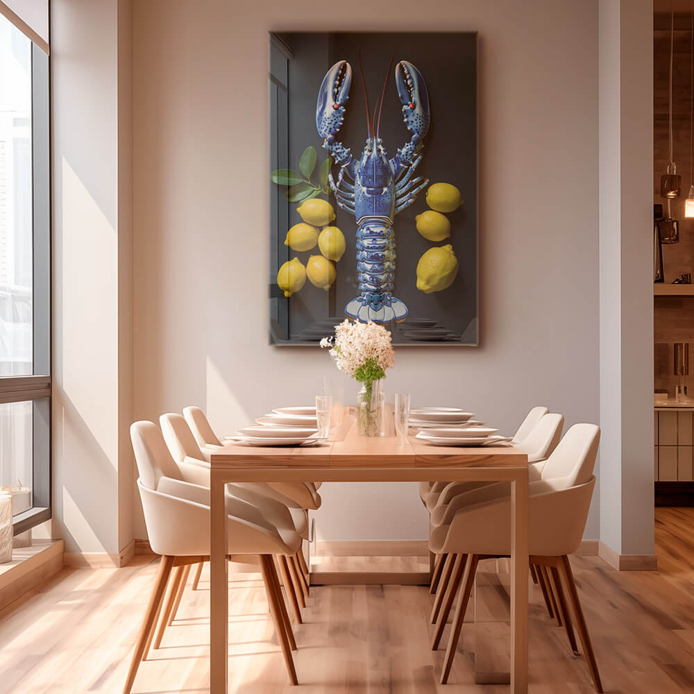Blue Lobster III – Vidrio