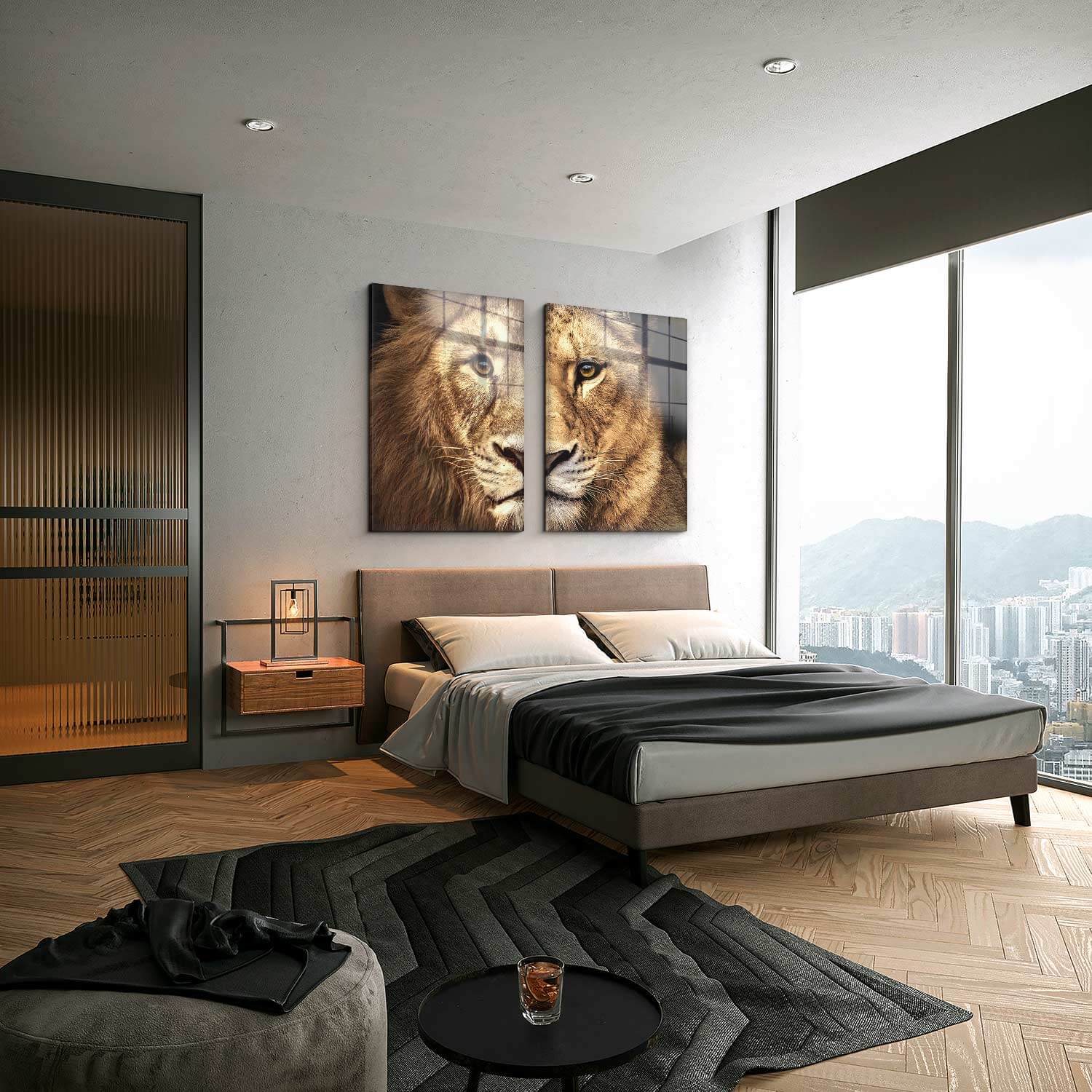 Bundle: "Lion & Lioness Color" (2x) – Vidrio