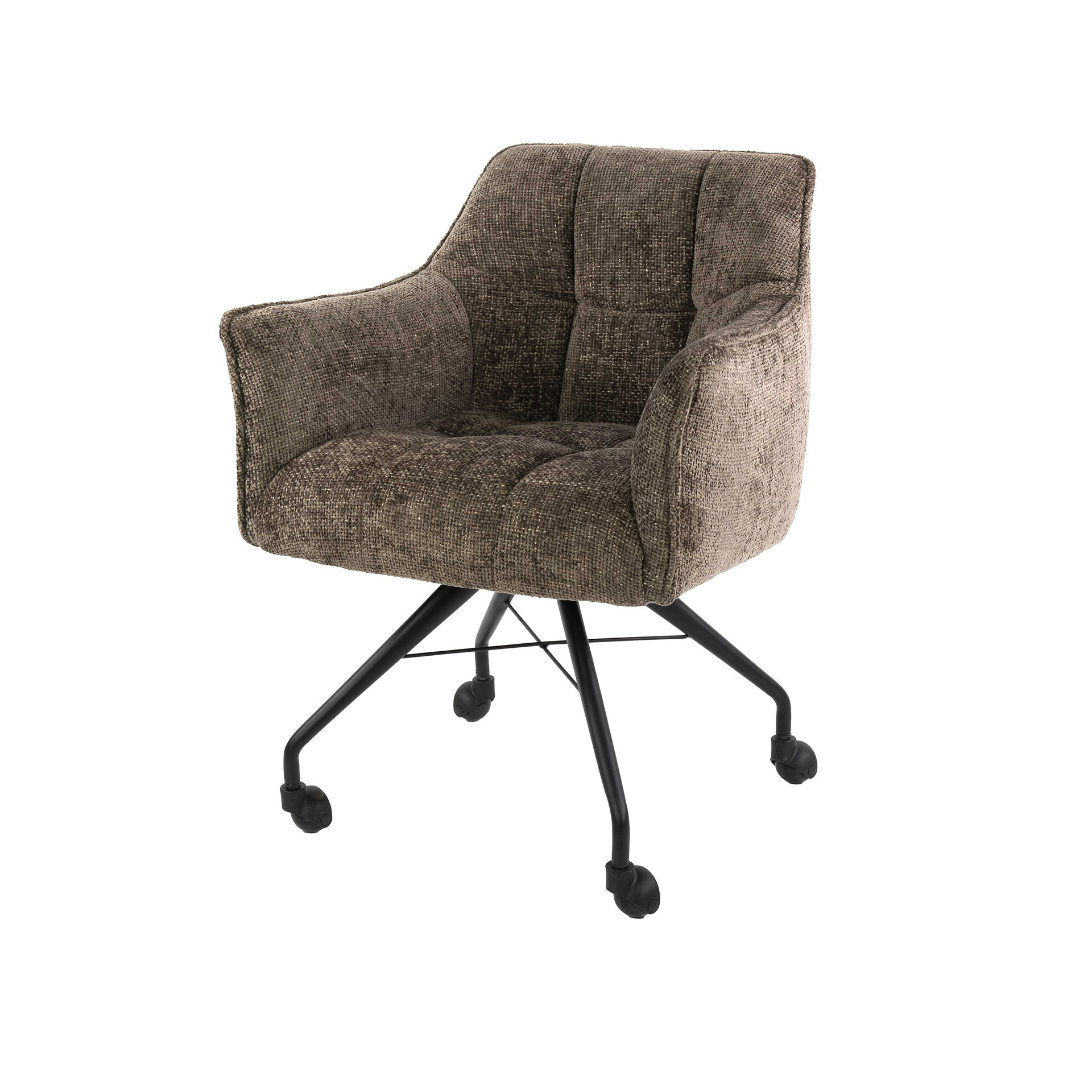 Sillón con ruedas Raster - embalado por 2 - Hoven taupe