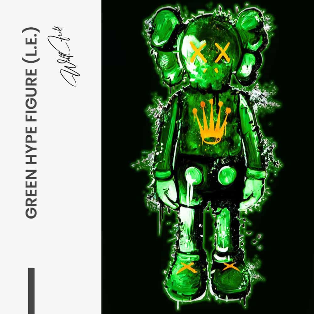 Green Hype Figure (Limited Edition) - Vidrio