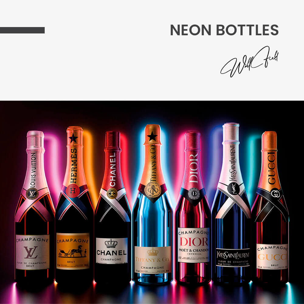 Neon Bottles – Vidrio
