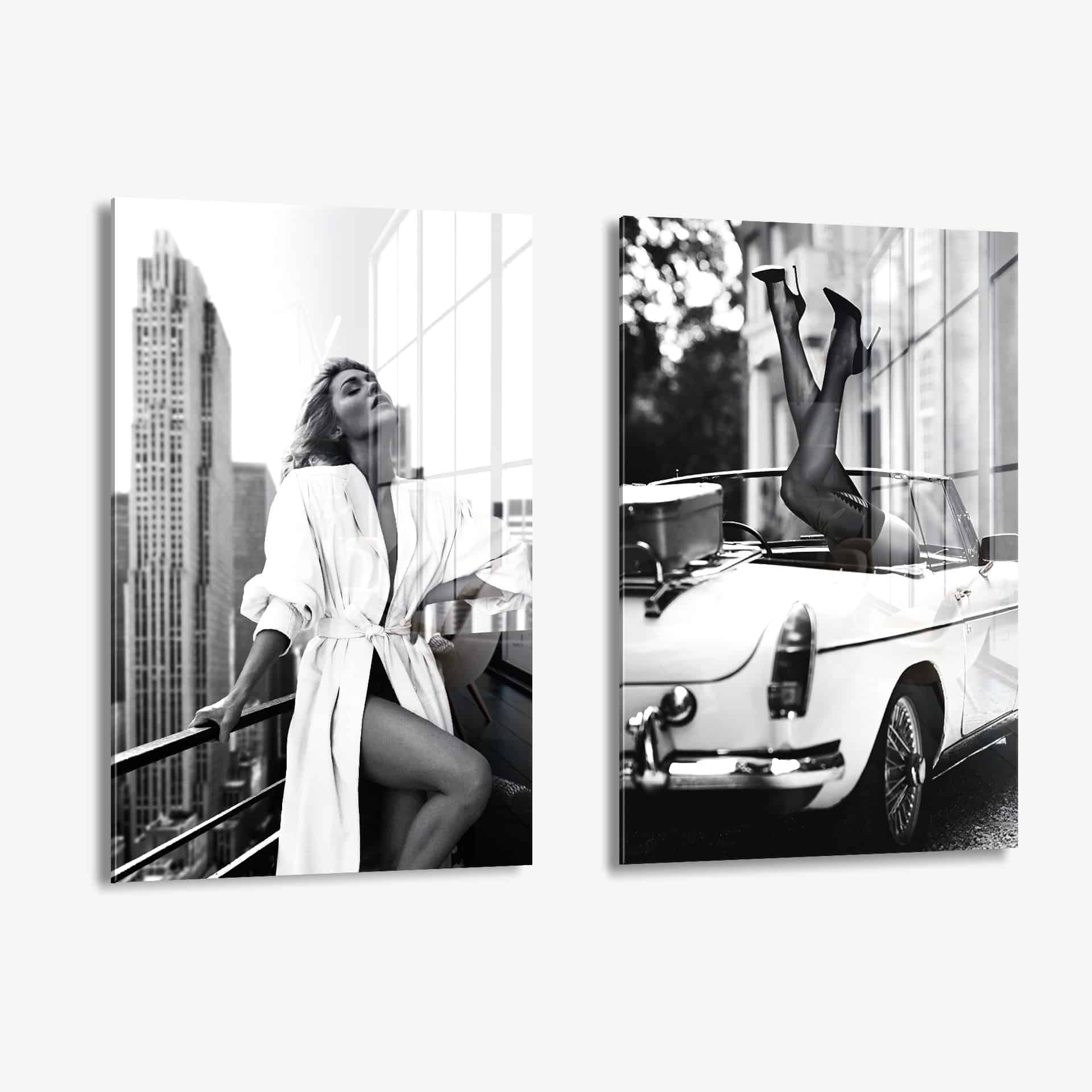 Bundel: "Vintage Ladies" (2x) - Vidrio