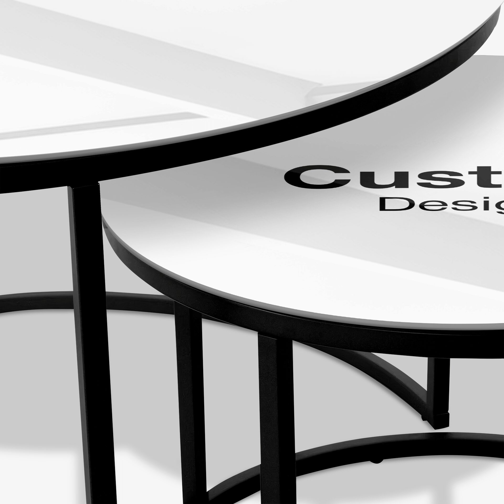 Mesa de centro Negro - A medida