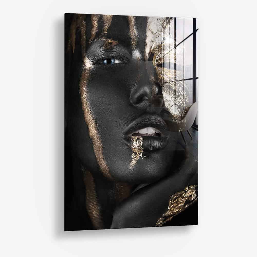 Bundle: Golden Faces (3x) – Glass